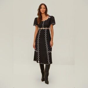 FARM Rio | Dresses | Farm Rio Linen Toucan Tree Midi Dress | Poshmark